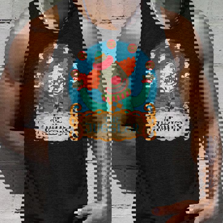 愉快なピエロ ジャグリングボール ジャグラー プロ仕様 ジャグラー タンクトップ 彼への贈り物