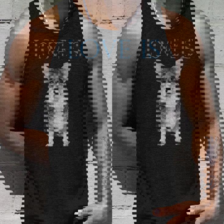 愛はコーギー タンクトップ 彼への贈り物