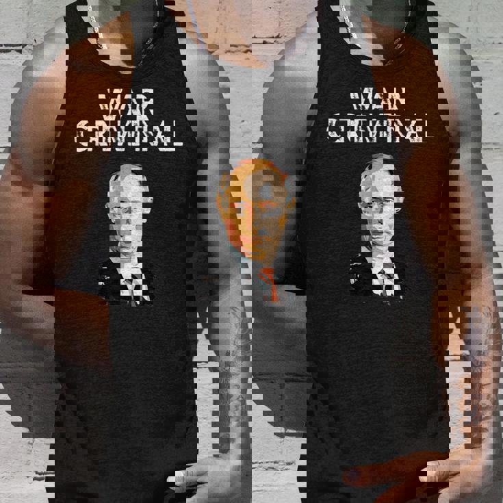 戦争犯罪者プーチン反ウラジミールプーチン タンクトップ 彼への贈り物