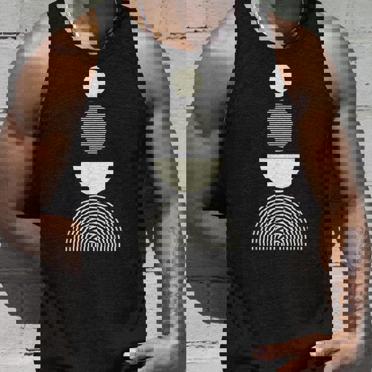 抽象アートシャツ コンテンポラリー モダンアート メンズ グラフィック レディース タンクトップ 彼への贈り物