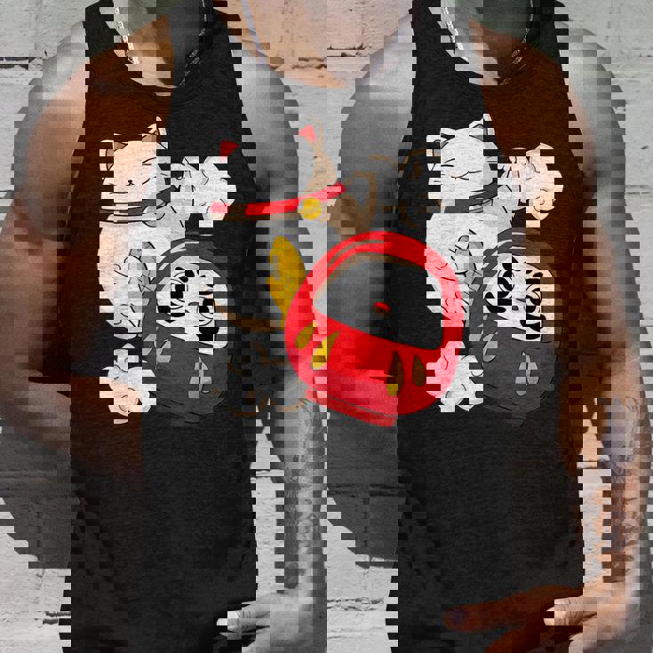 招き猫 招き猫だるま カワイイ タンクトップ 彼への贈り物