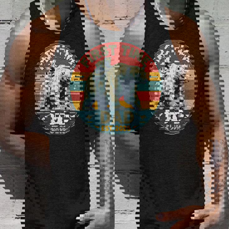 新しいお父さんと赤ちゃん熊の初めての父の日エスト2025 タンクトップ 彼への贈り物