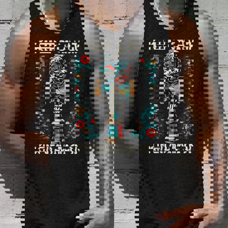 日本のけん玉 花柄 グレートウェーブ けん玉 タンクトップ 彼への贈り物