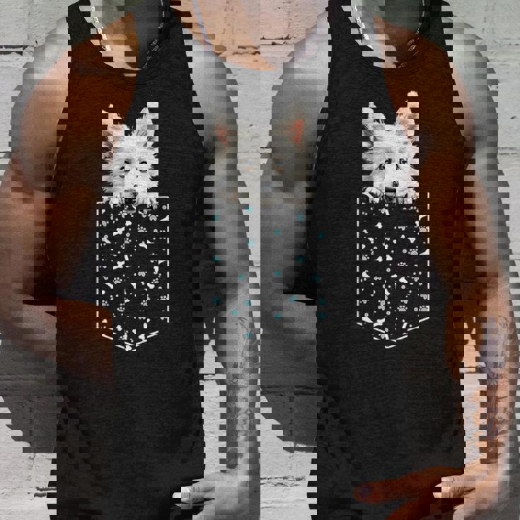 日本のスピッツ犬ポケット犬顔ペット愛好家 タンクトップ 彼への贈り物