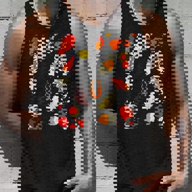 日本のランチュウ 金魚グラフィック タンクトップ 彼への贈り物