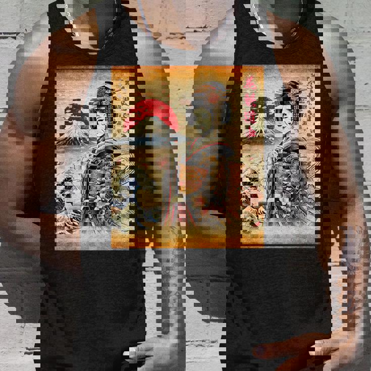 日本の伝統の優雅さ タンクトップ 彼への贈り物