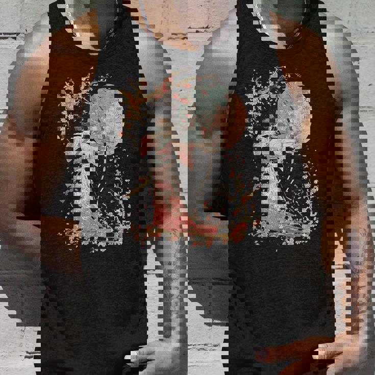 日本の伝統的な弓道アーチェリーアート桜のデザイン。 タンクトップ 彼への贈り物