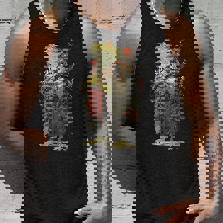 日本の侍カエル タンクトップ 彼への贈り物