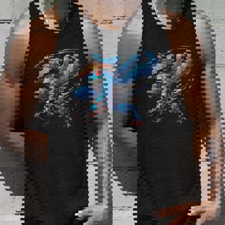 日本の侍カエルの戦士忍者ヴィンテージtシャツ メンズ タンクトップ 彼への贈り物