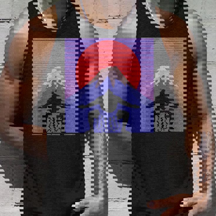 日本の相撲力士は、日本のマワシで 富士山の美学 タンクトップ 彼への贈り物