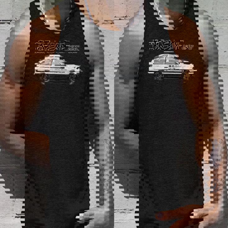 日本の豆腐配送トラック ドリフト86 アニメ風 タンクトップ 彼への贈り物