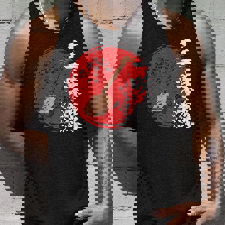 日本三味線 伝統楽器 タンクトップ 彼への贈り物