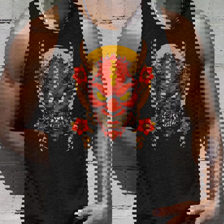 日本伝統マスク 歌舞伎 仮面 サムライマスク 東京 タンクトップ 彼への贈り物