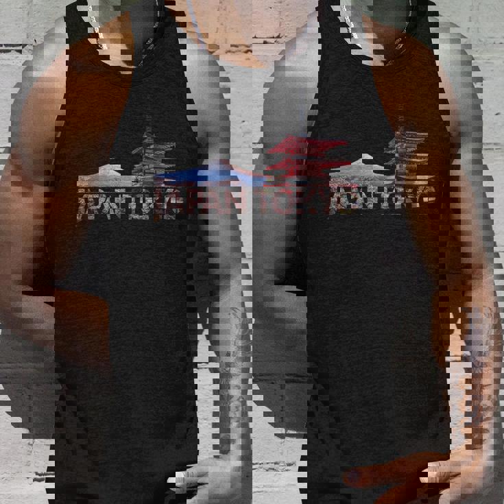 日本東京 富士山 赤 チュレイト パゴダ お土産 タンクトップ 彼への贈り物