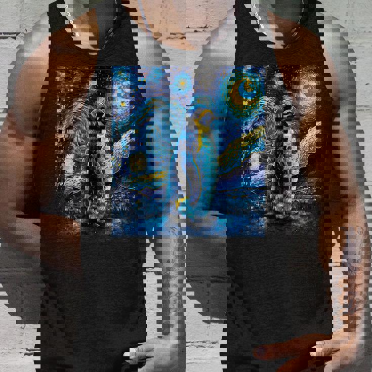 星月夜 ヴィンセント・ヴァン・ゴッホ 絵画 ペンギン タンクトップ 彼への贈り物