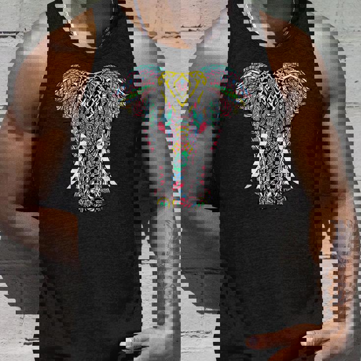 曼荼羅 ガネーシャ アフリカン 象 タンクトップ 彼への贈り物