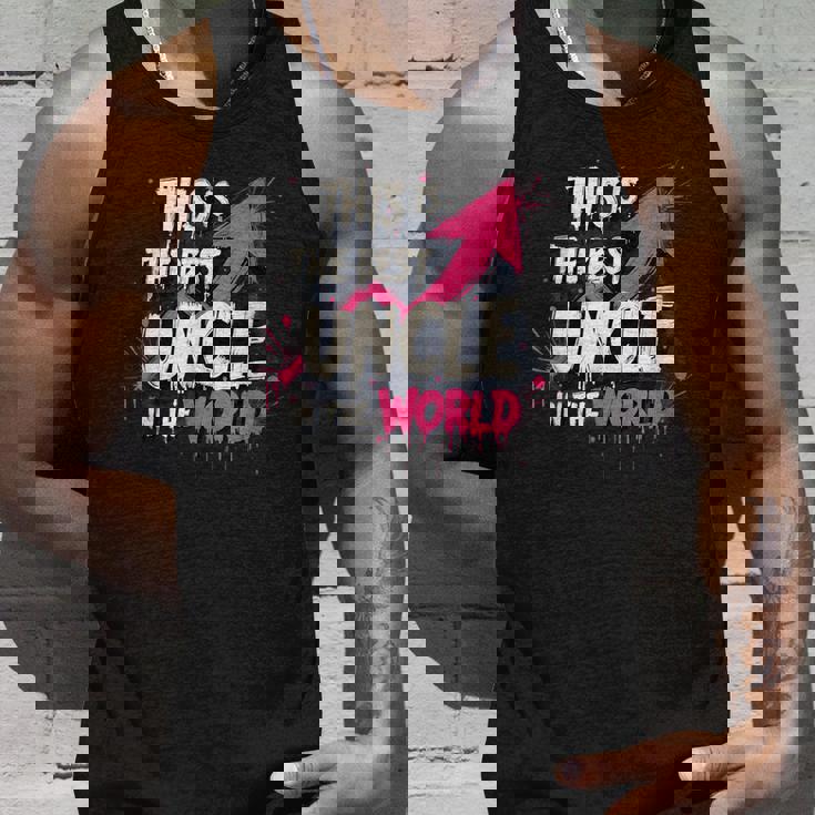 最高の叔父デザイン タンクトップ 彼への贈り物