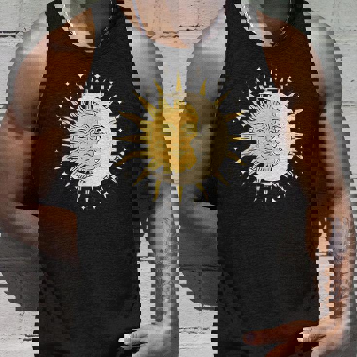 月 太陽 美的 神秘的 タンクトップ 彼への贈り物