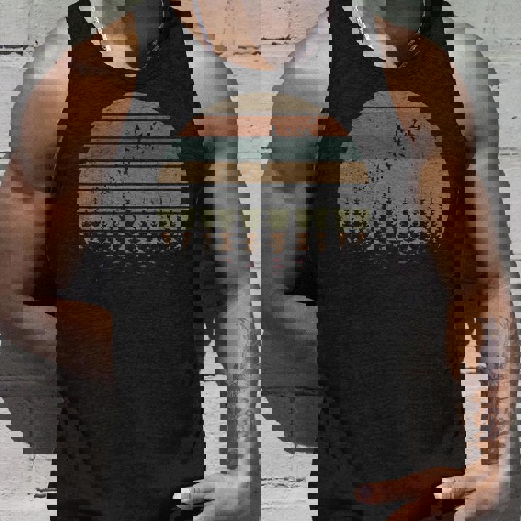 木 屋外 自然 鳥 レトロ 森 タンクトップ 彼への贈り物