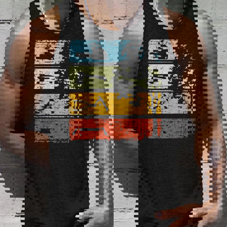 木こり ヴィンテージ チェーンソー 森林労働者 森林 タンクトップ 彼への贈り物