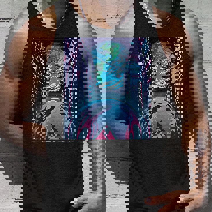 未来都市美学宇宙ハイテクホーム タンクトップ 彼への贈り物