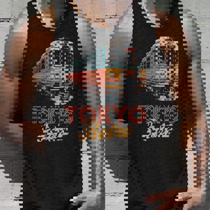 東京 レトロ 電車 日本 ヴィンテージ 列車 旅行 お土産 タンクトップ 彼への贈り物