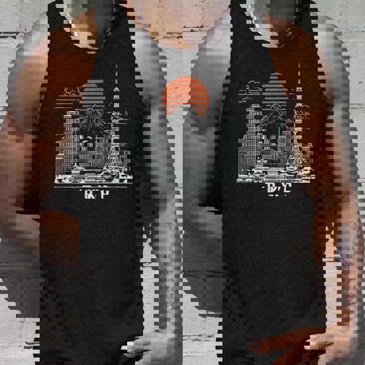 東京スカイライン 日本 富士山 ランドマーク 東京タワー お土産 タンクトップ 彼への贈り物