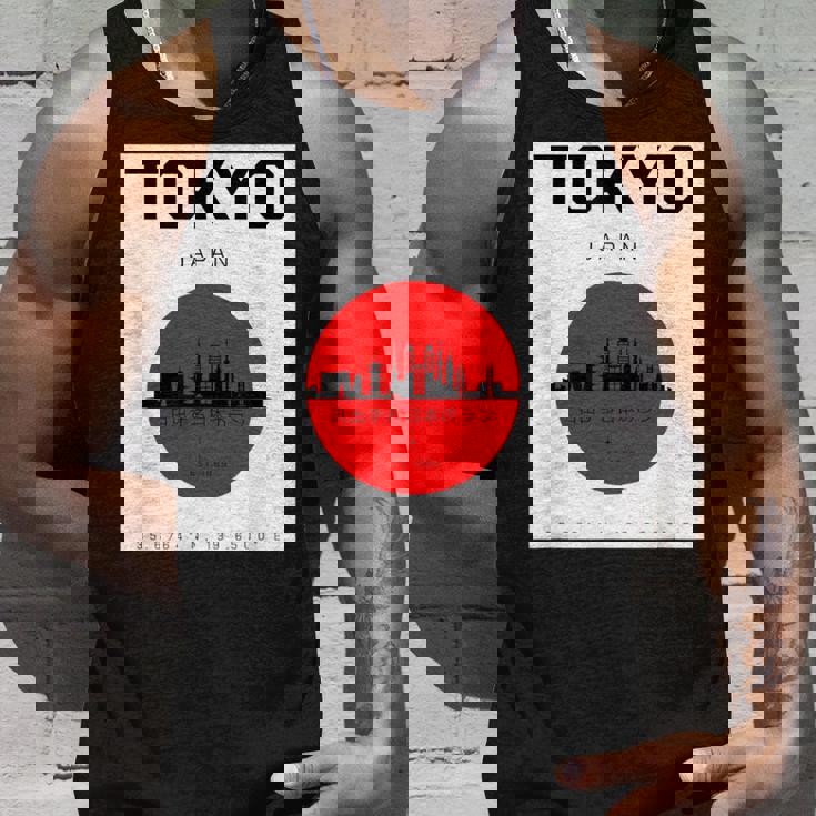 東京都 日本スタイル グラヒック 日本文化 タンクトップ 彼への贈り物