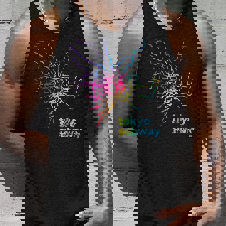 東京都メトロ地下鉄地図レトログルービー タンクトップ 彼への贈り物