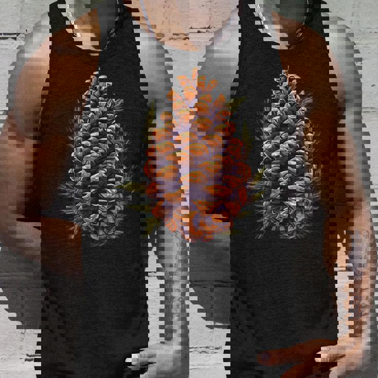 松ぼっくり好きのための涼しい秋の季節 タンクトップ 彼への贈り物