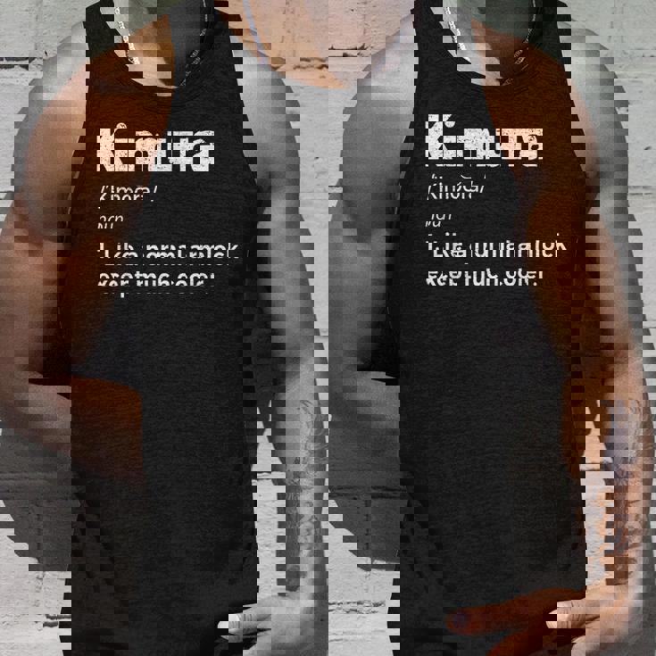 柔術木村ファニーデフィニションbjjtシャツ タンクトップ 彼への贈り物