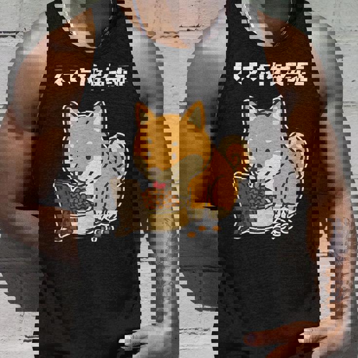 柴犬 いぬ ご飯 食事 スマホ イラスト スマホ依存症 いぬ好き かわいい おもしろ タンクトップ 彼への贈り物