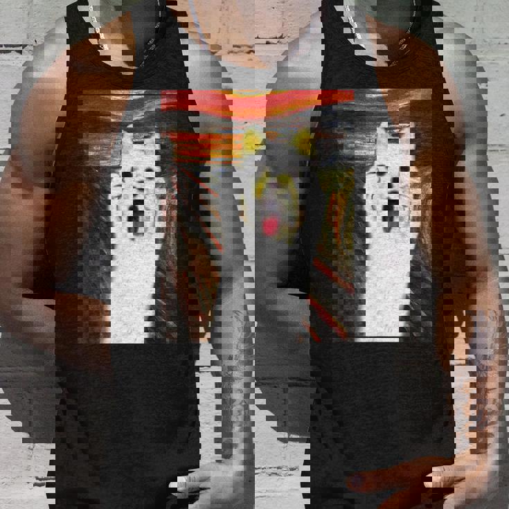 柴犬 面白いtシャツ 犬 ムンクの叫び かわいい メンズ 子供 おもしろ 服 グッズ ネタ わんこ イヌ タンクトップ 彼への贈り物