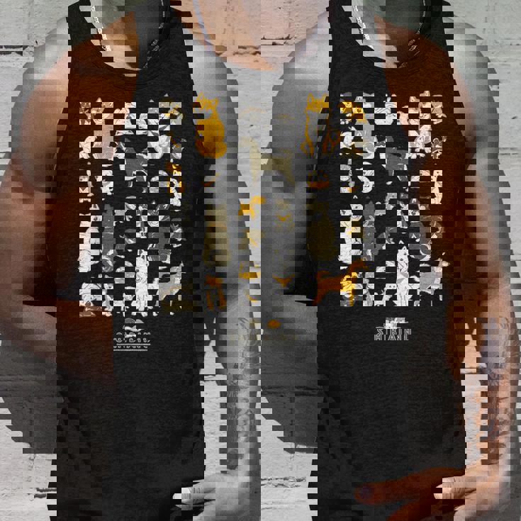 柴犬たくさん 大集合ver かわいい柴犬 柴犬 イラスト タンクトップ 彼への贈り物