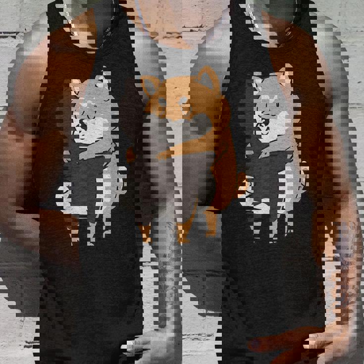 柴犬ハグ タンクトップ 彼への贈り物