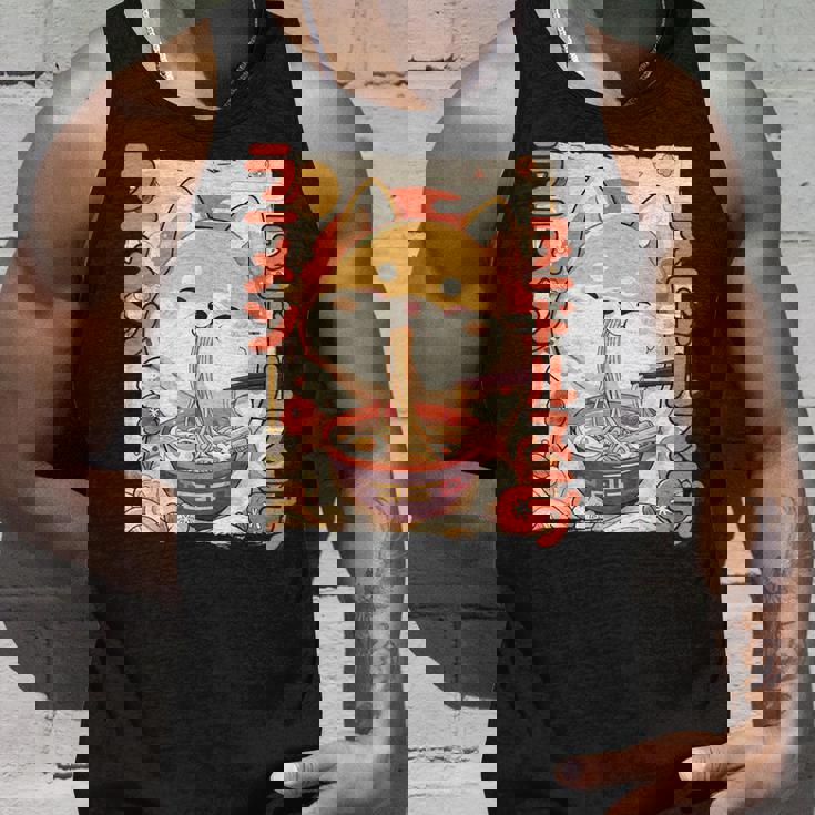 柴犬好きラーメン カワイイ猫柴犬犬ラーメン タンクトップ 彼への贈り物