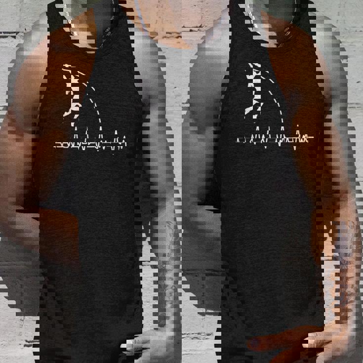 棒高跳び ハートビート スポーツ ガールズ タンクトップ 彼への贈り物