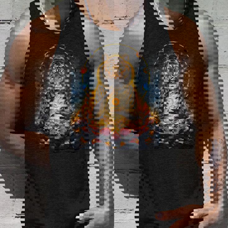 極楽浄土 天国 蓮の花 宇宙 虎 トラ タンクトップ 彼への贈り物