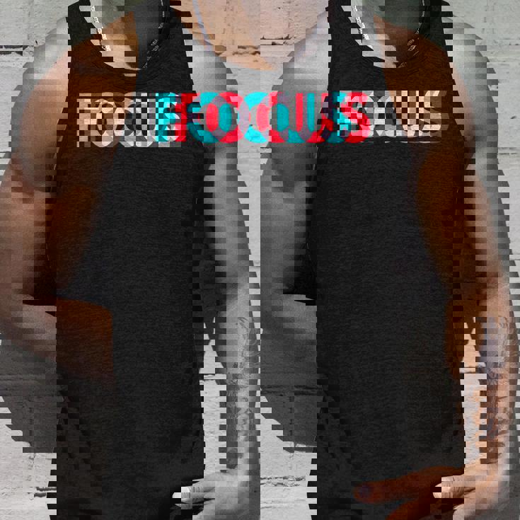 楽しいフォーカスデザイン 錯覚トリッピー タンクトップ 彼への贈り物