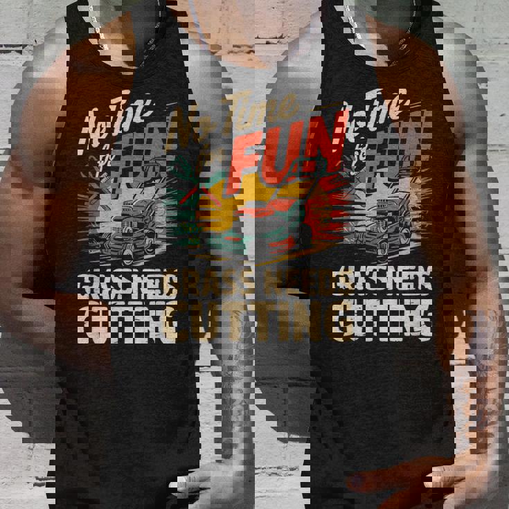 楽しい草刈りの必要がない 面白い芝刈り タンクトップ 彼への贈り物