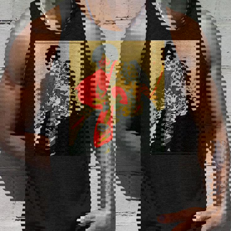 歌舞伎 俳優 日本劇出演者 四世片岡市蔵 上使の弁慶 役者絵 タンクトップ 彼への贈り物