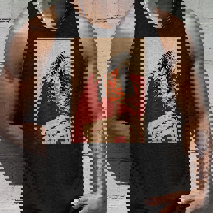 歌舞伎 役者 市川 團十郎 暫 しばらく勝川 春好江戸時代 役者絵 タンクトップ 彼への贈り物