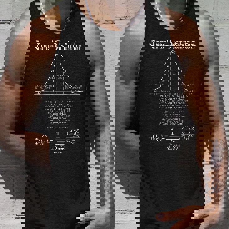 正常分布方程式グラフ統計数学教師 タンクトップ 彼への贈り物