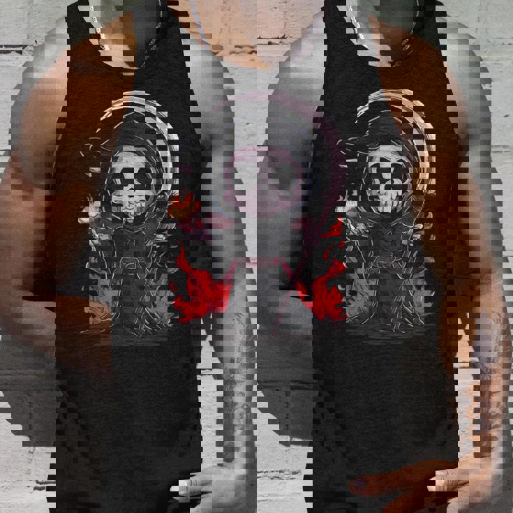 死神 スケルトン ハロウィン コスチューム 不気味 怖い タンクトップ 彼への贈り物