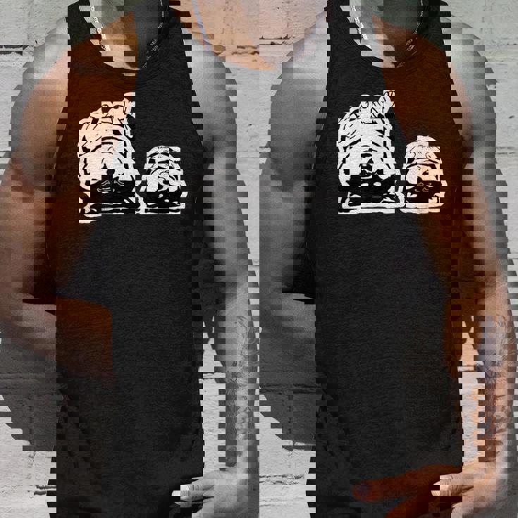 気持ちよく寝ている柴犬たち かわいい黒柴 柴犬イラスト タンクトップ 彼への贈り物