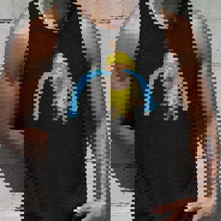 泣いているバナナ猫 タンクトップ 彼への贈り物