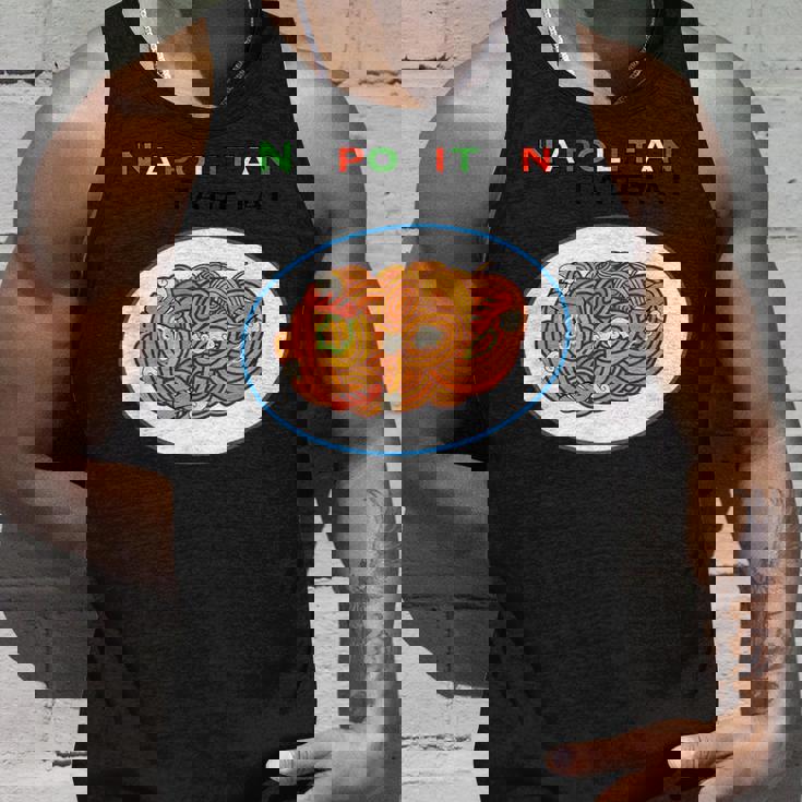 洋食屋さん ナポリタン スパゲッティ パスタ ナポリタン食べたい オリジナルデザイン イラスト おもしろ タンクトップ 彼への贈り物