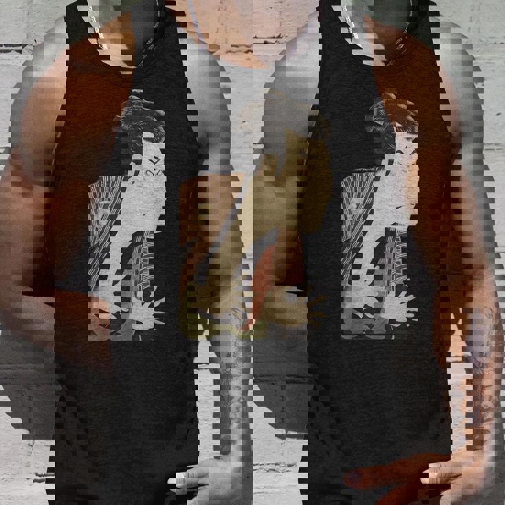 浮世絵 写楽 日本人俳優 大谷鬼治 レトロプリントシャツ タンクトップ 彼への贈り物