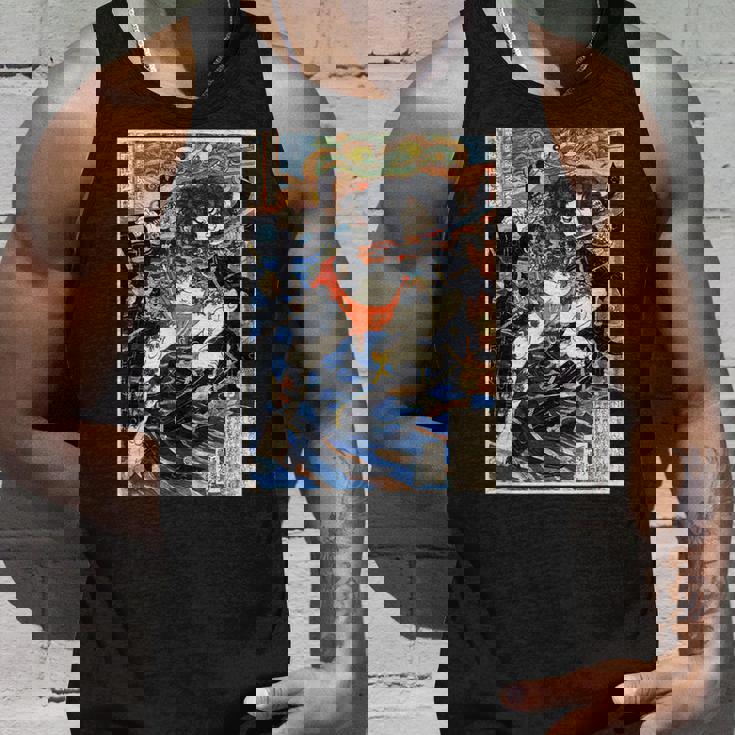 浮世絵 面白tシャツ 日本画 歌川国芳 名作 アート 絵画 メンズ レディース 面白い 服 美術 おもしろ タンクトップ 彼への贈り物