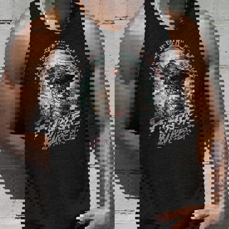 海賊ウィスカーおかしな海賊猫と帆走猫 タンクトップ 彼への贈り物